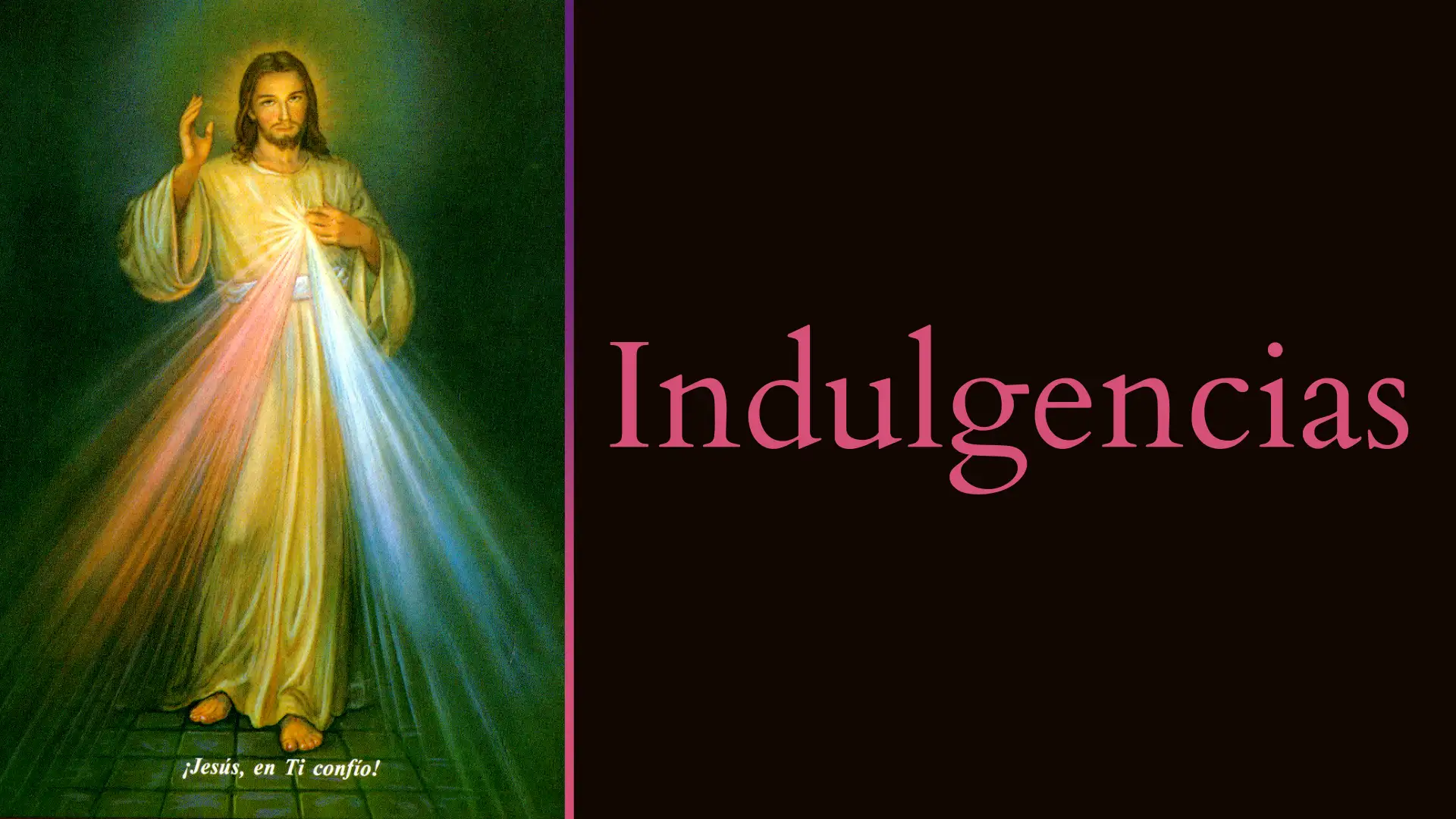Indulgencia Plenaria en el Domingo de la Divina Misericordia